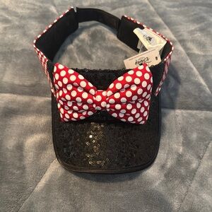 Disney World Minnie Polka Dot sun visor new with tags.